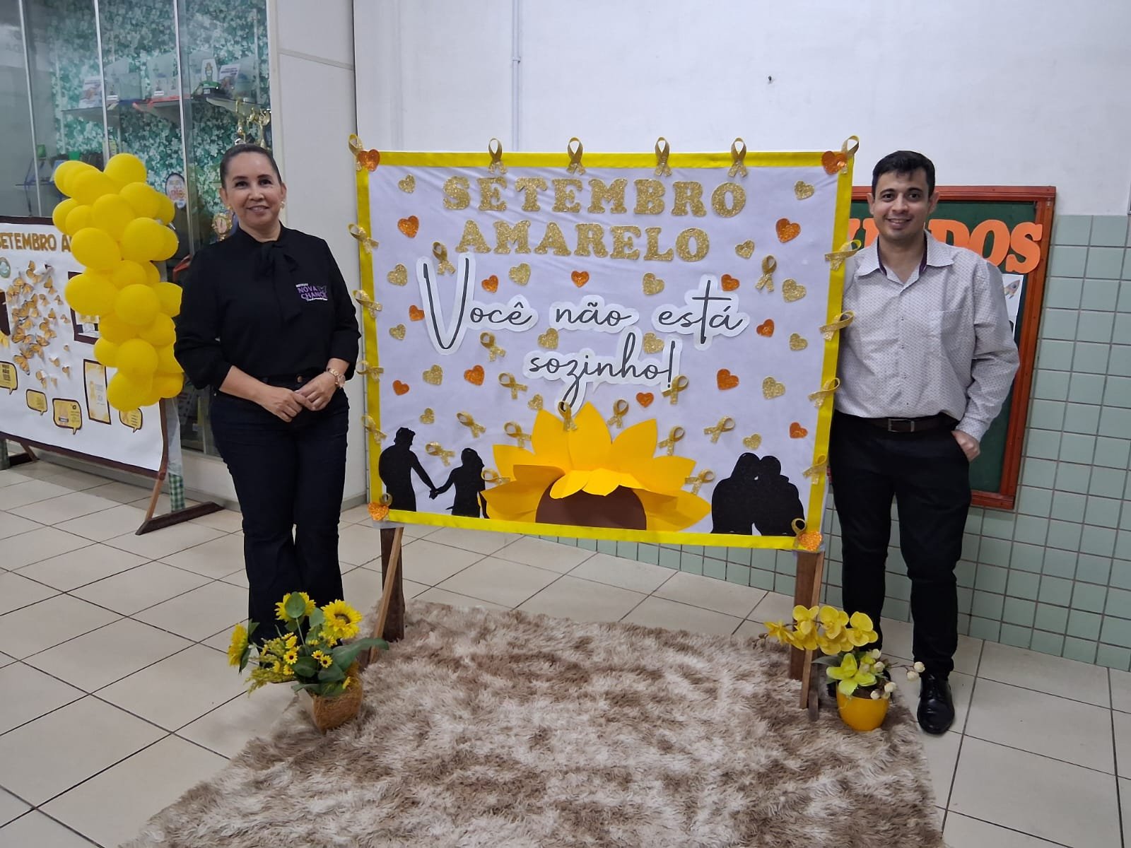 O INC  leva palestra educativa e preventiva contra o suicidio para alunos do CCA